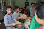 휴게소 식당의 밥 준비 휴게소 식당의 밥 준비